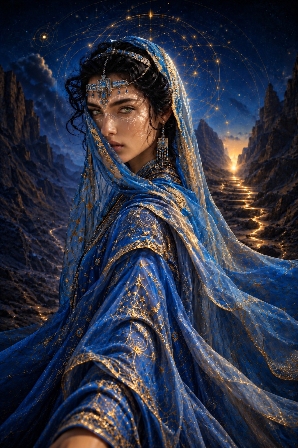Beckoning Hermit cover artwork for the Architecture of Tarot companion book